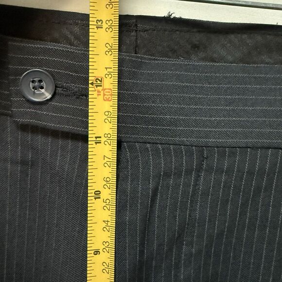 Van Heusen Pleated Classic Fit Dress Pants Men's Striped 42W 30L - Picture 14 of 16